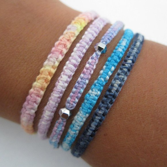 Handmade Tie Dye Friendship Bracelet - Picture 3 of 5